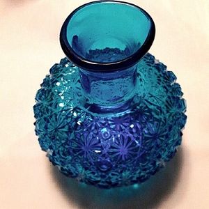Vintage button flower vase.
